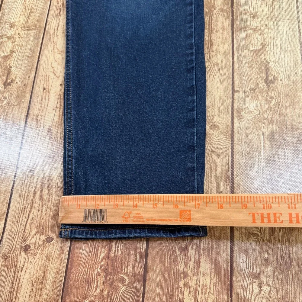Old Navy Athletic Taper Jeans Mens 40x30 Blue Built In Flex Stretch Denim